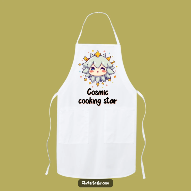 Starry Burst Apron - Funny Glowing Chef Gift