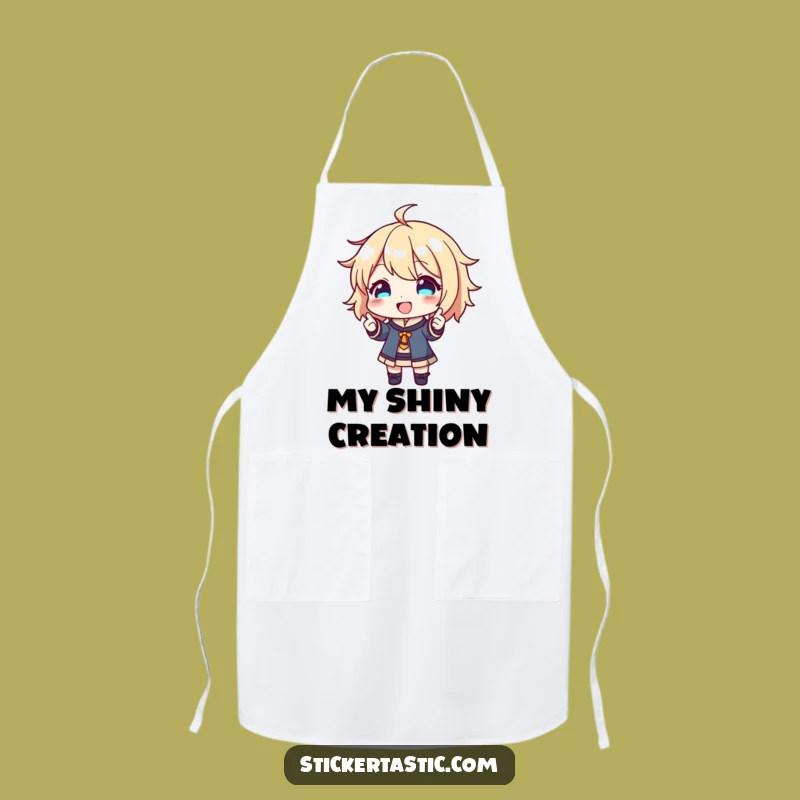 Funny Sticker Chef Apron - Cook with Pride & Flair - Funny Gift!
