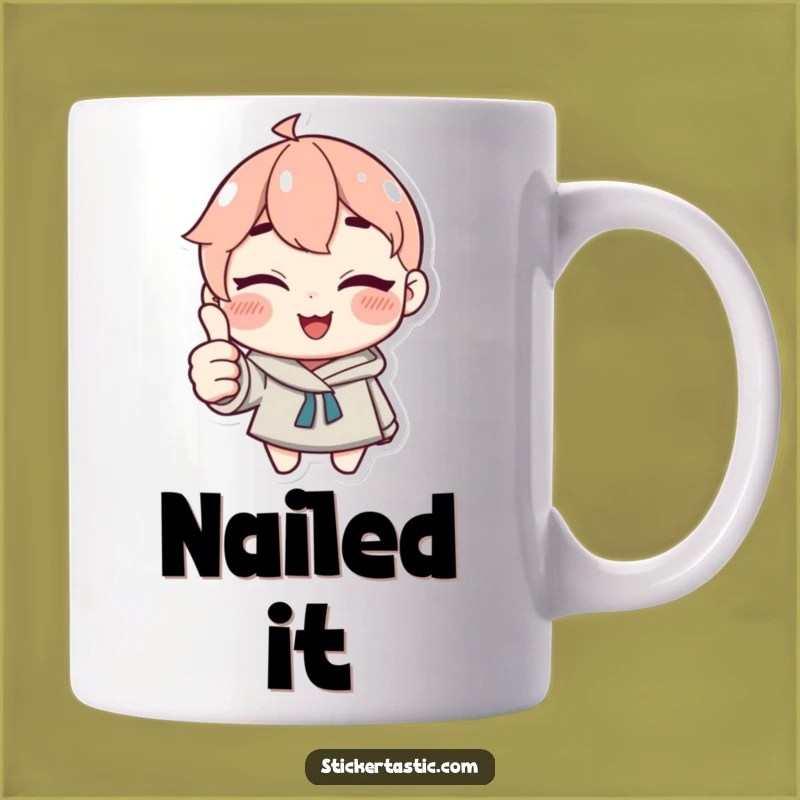 Funny Winking Sticker Expert Mug - The Ultimate Funny Gift for Compliments!