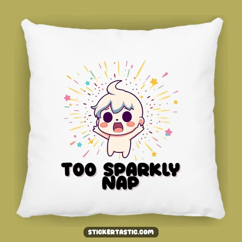 Funny Glitter Bomb Pillow - Snuggle Up with Hilarious Surprises