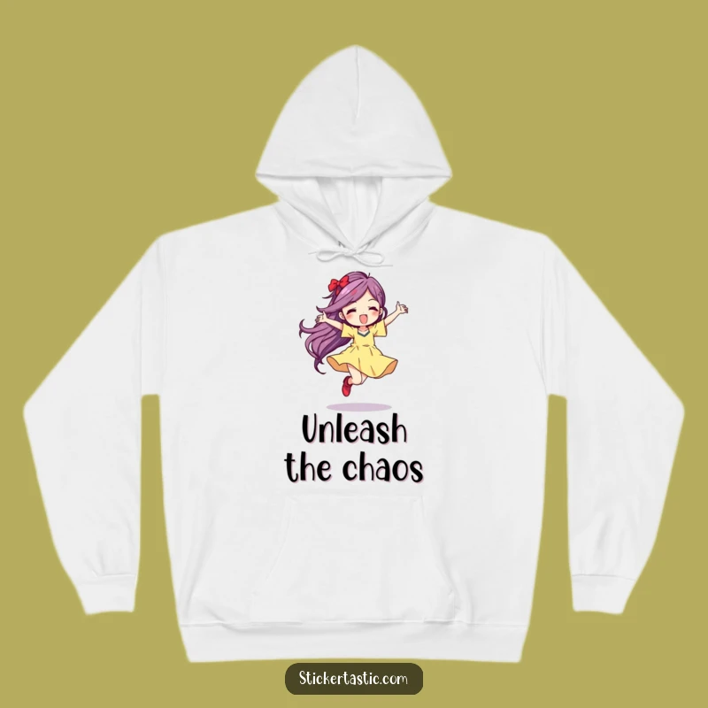 Funny Energetic Dancer Hoodie: Vibrant Color Sweatshirt - Cozy Fun Gift!