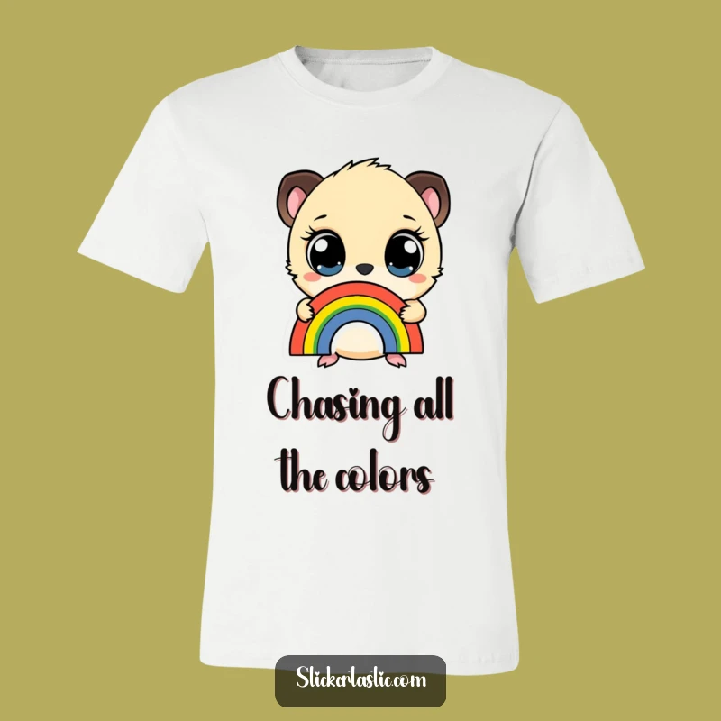 Funny Wide-Eyed Creature T-Shirt: Express Joy with Whimsical Humor