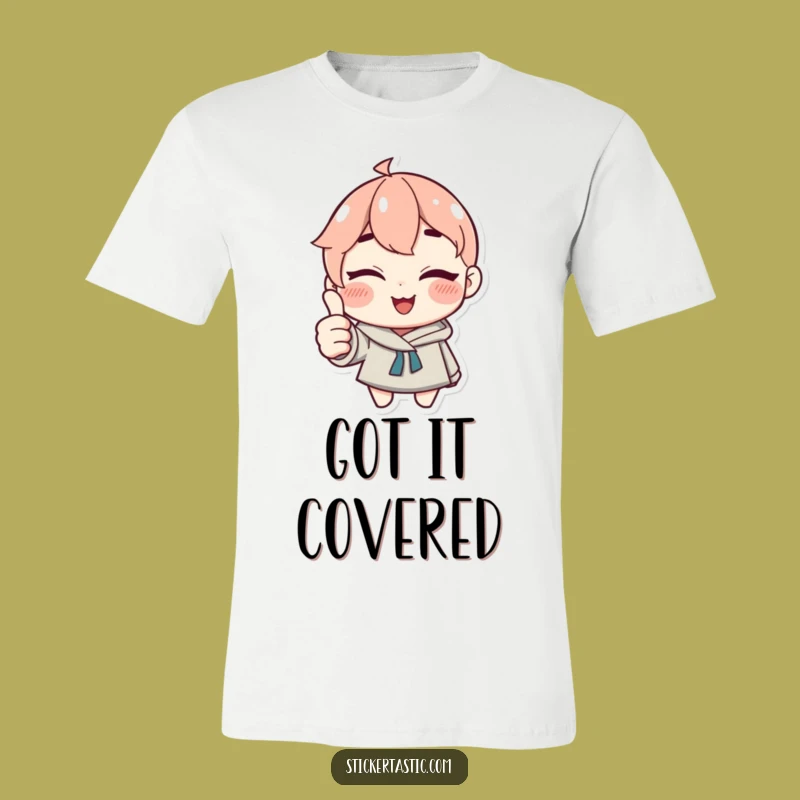 Funny Winking Sticker Pro T-Shirt - Show Off Your Coolness - Funny Gift!