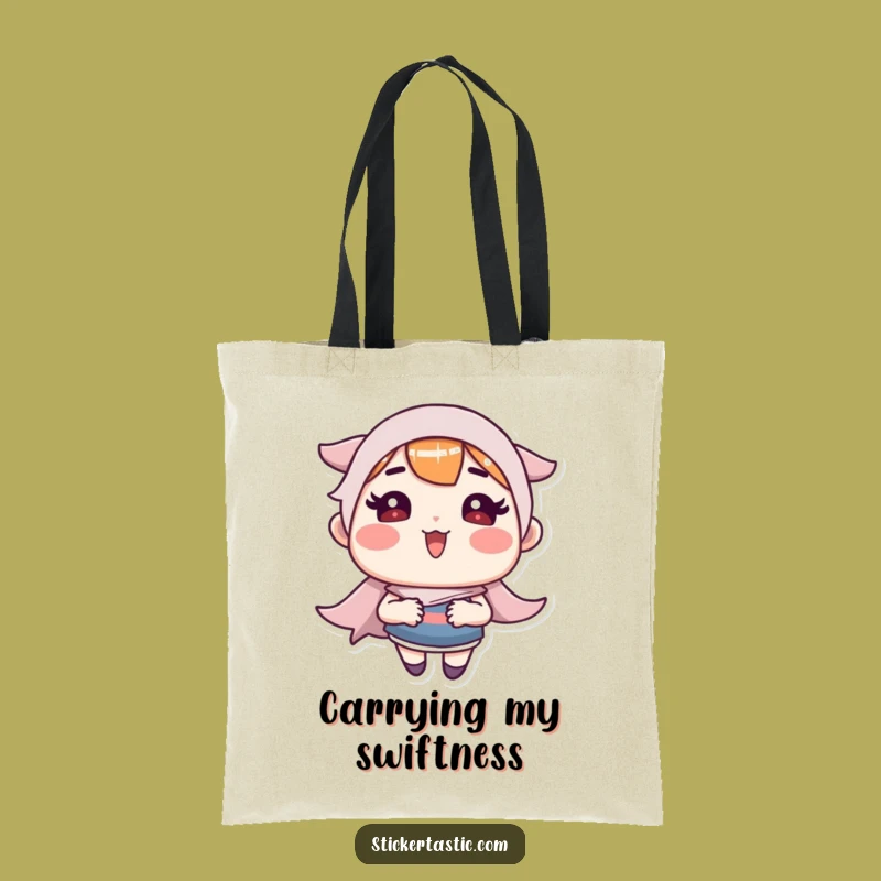 Funny Sticker Racer Tote Bag - Carry Your Laughs in Style - Funny Gift!