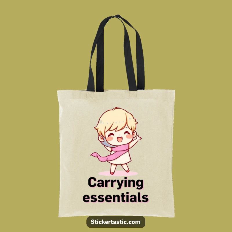Funny Tape Dance Tote Bag: Carry Your Cheer, Perfect Funny Gift for Practical Fun